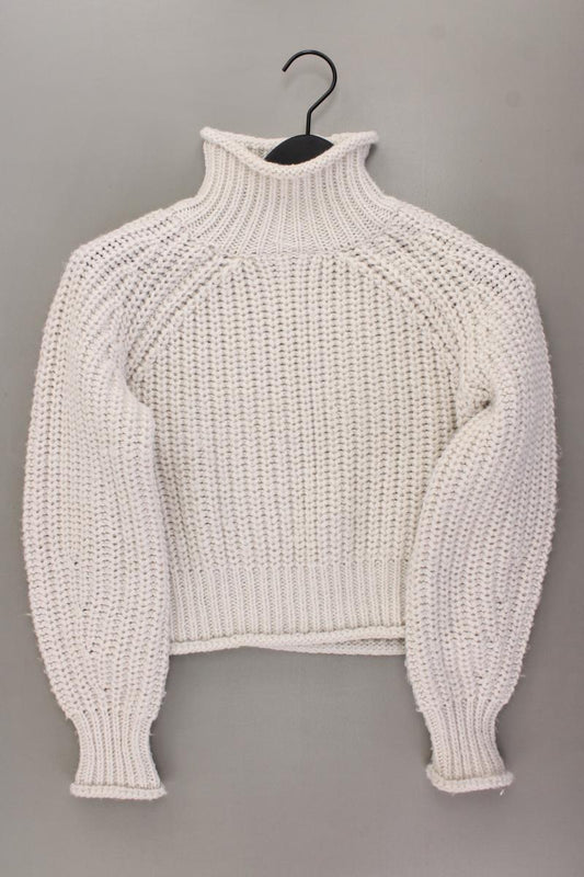 H&M Strickpullover Gr. XS creme aus Polyester