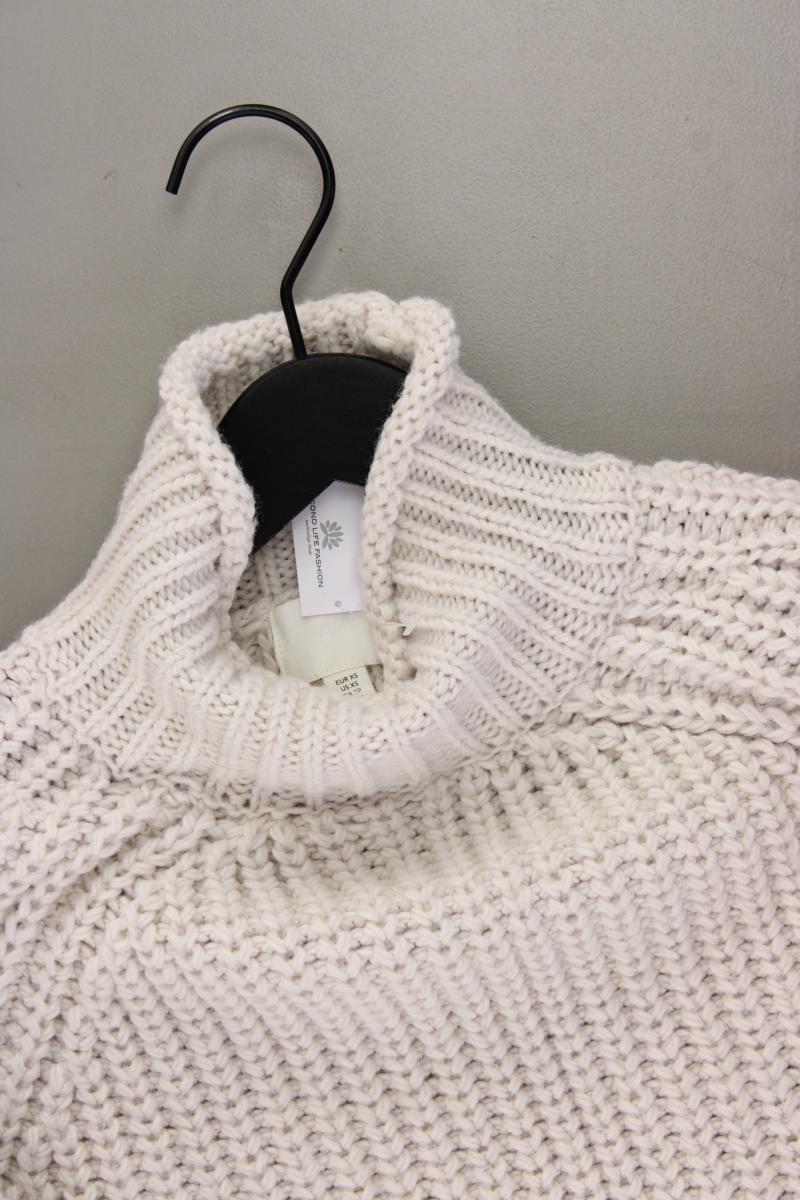 H&M Strickpullover Gr. XS creme aus Polyester