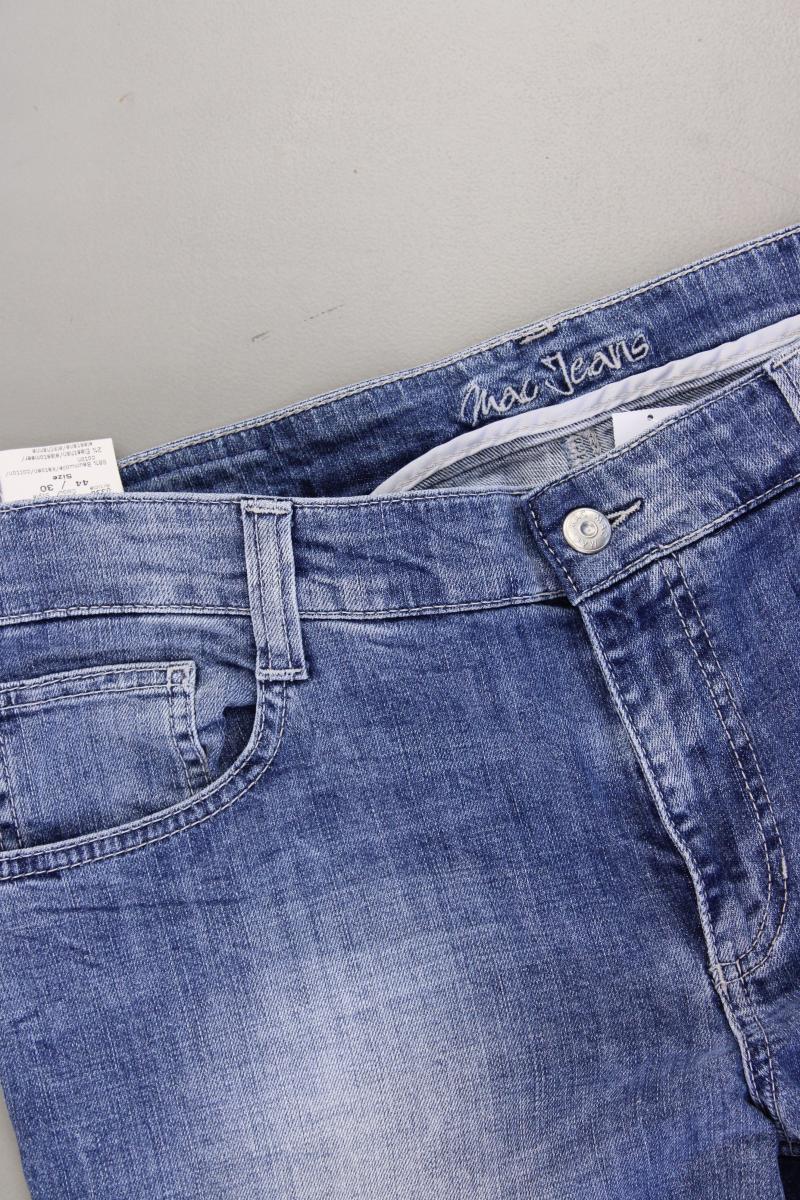 MAC Straight Jeans Gr. 44/L30 Modell Kelly blau aus Baumwolle