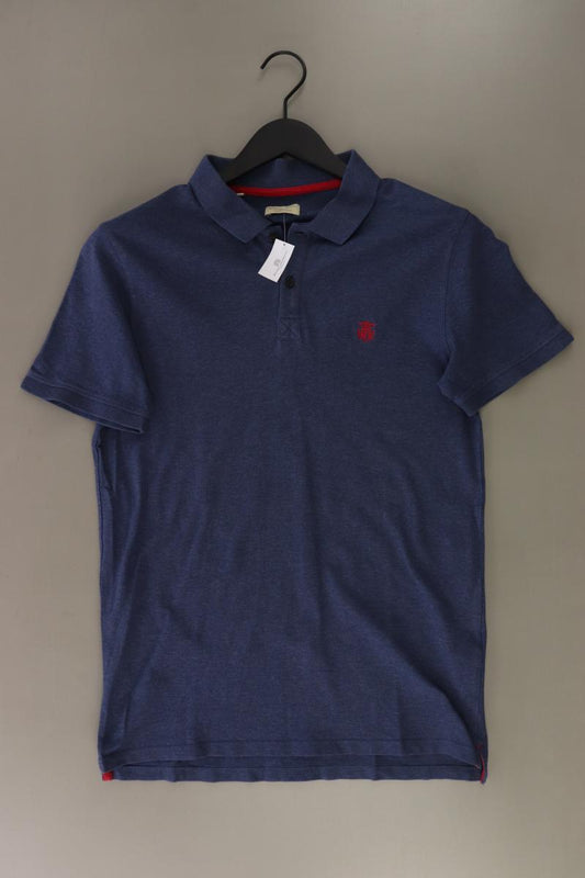 Selected Homme Poloshirt für Herren Gr. L Kurzarm blau aus Baumwolle