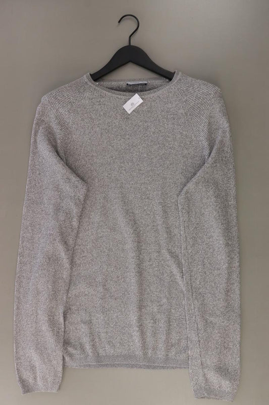 Selected Homme Feinstrickpullover für Herren Gr. XL grau aus Baumwolle