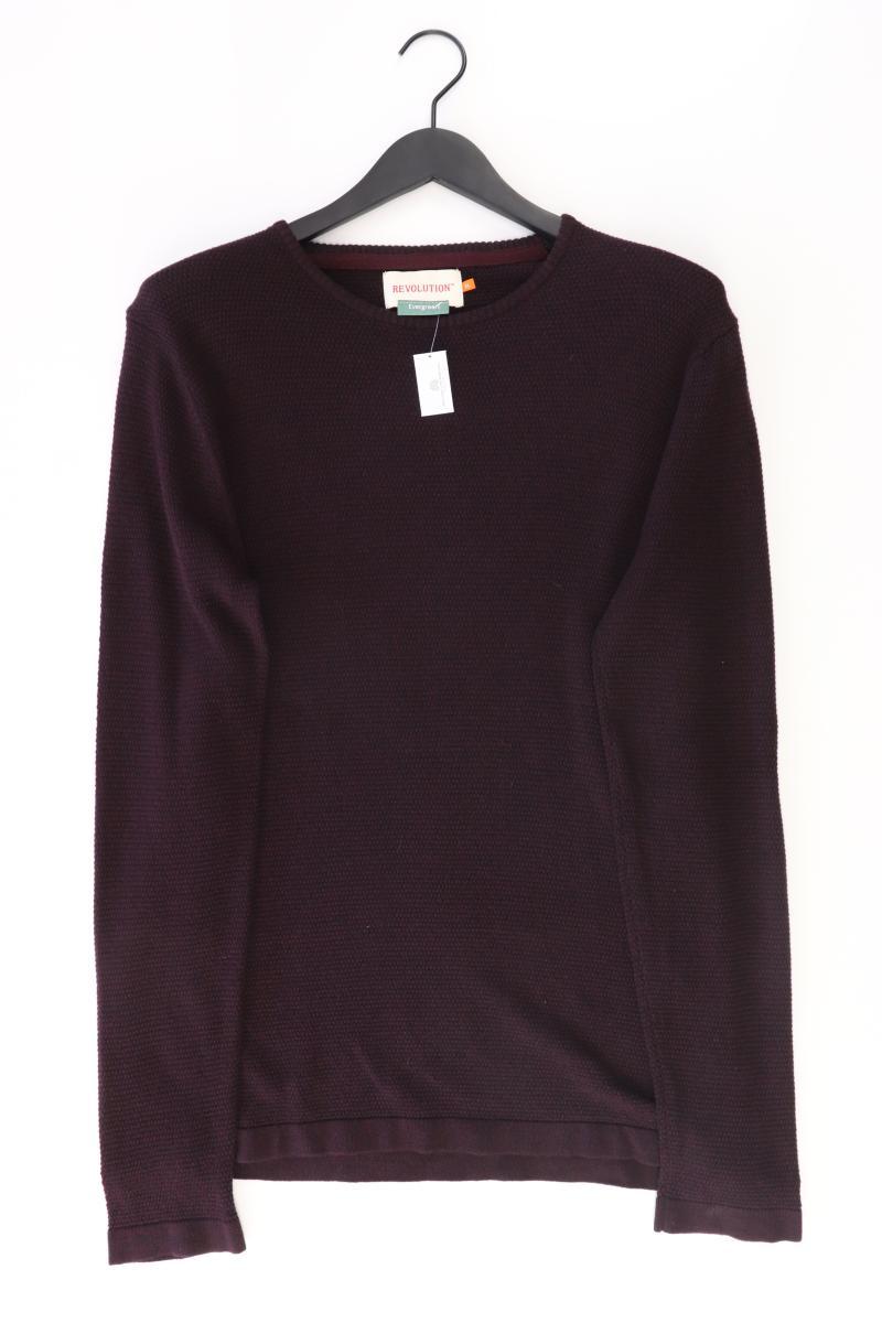 Revolution Feinstrickpullover für Herren Gr. XL rot aus Baumwolle