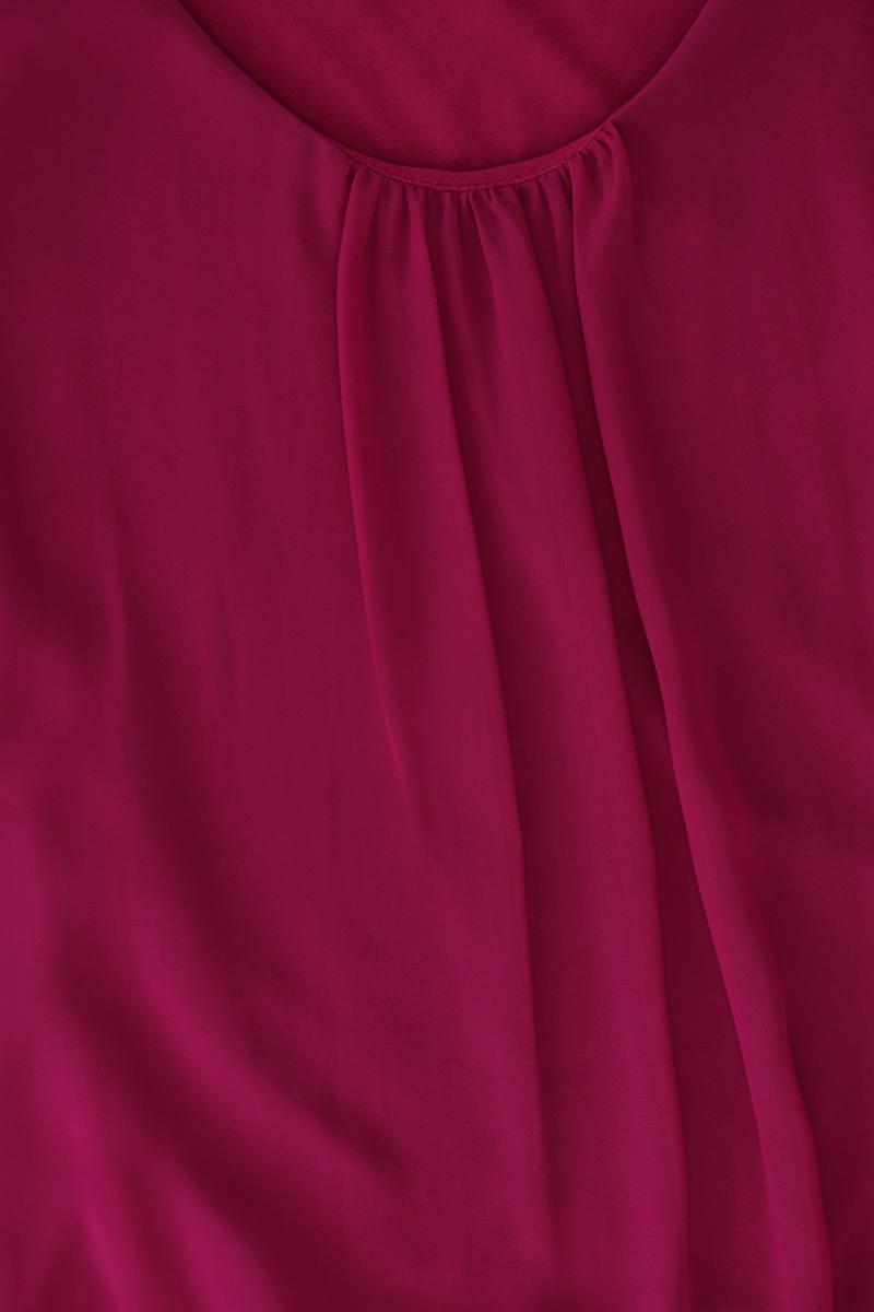 Patrizia Dini Ärmellose Bluse Gr. 46 lila aus Viskose