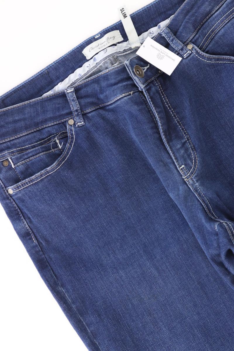 Christian Berg Straight Jeans Gr. 36 blau aus Baumwolle