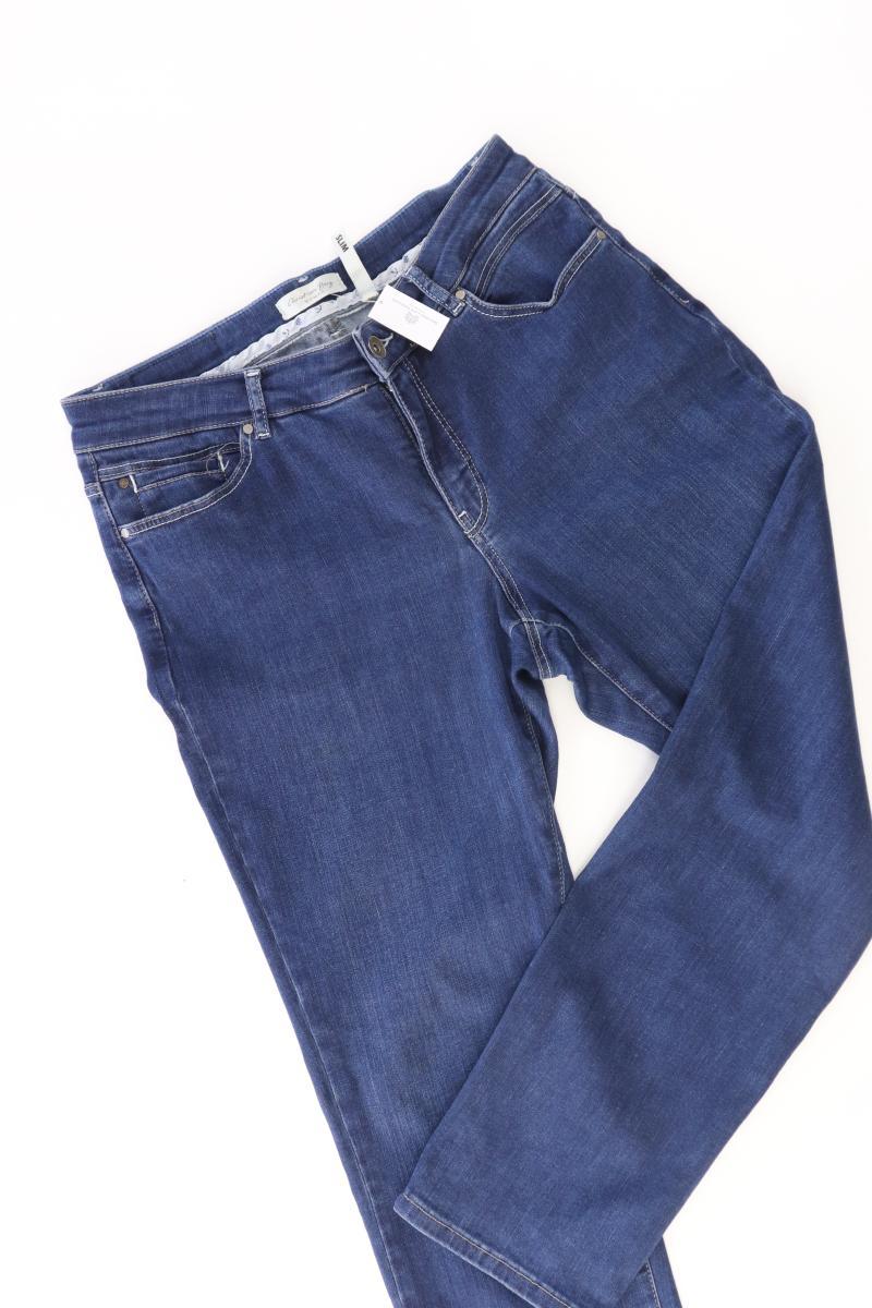 Christian Berg Straight Jeans Gr. 36 blau aus Baumwolle