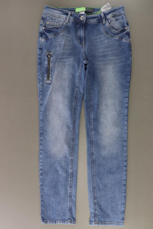 Cecil Straight Jeans Gr. W27 blau aus Baumwolle