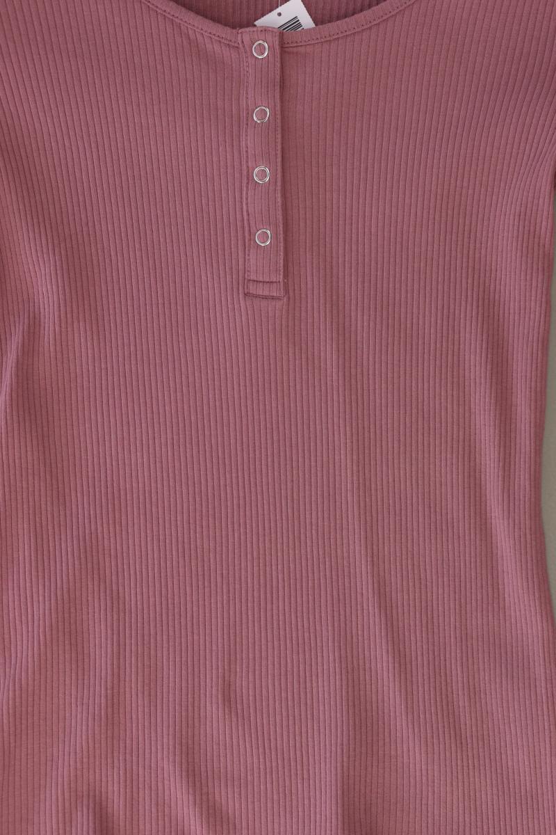 Review T-Shirt Gr. XL Kurzarm rosa aus Baumwolle