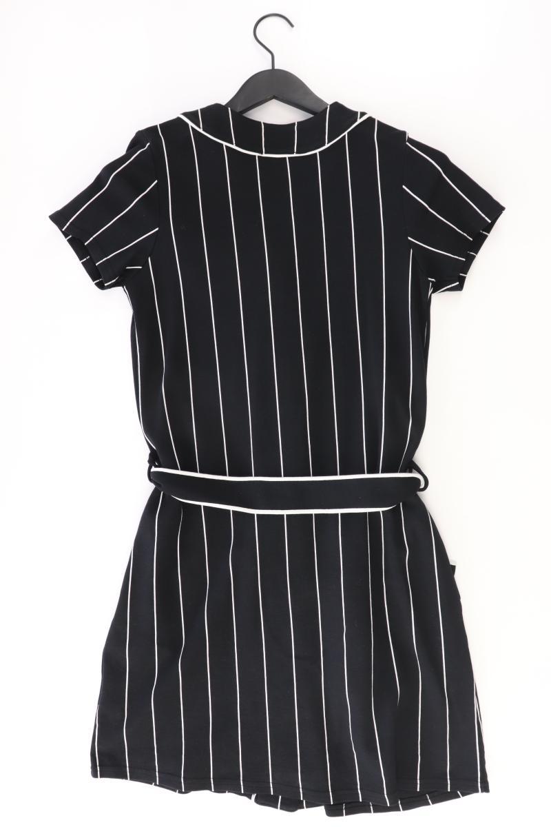 AJC Fashion Kurzarmkleid Gr. 36 gestreift schwarz aus Baumwolle