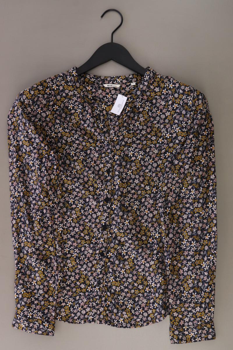 Mustang Langarmbluse Gr. 38 mit Blumenmuster mehrfarbig aus Modal