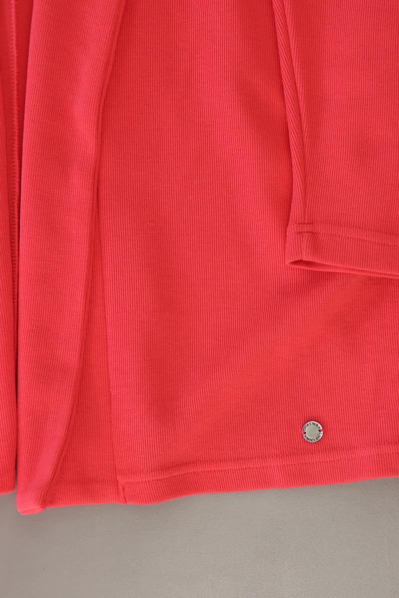 Gina Laura Strickjacke Gr. 44/46 Langarm rot aus Baumwolle