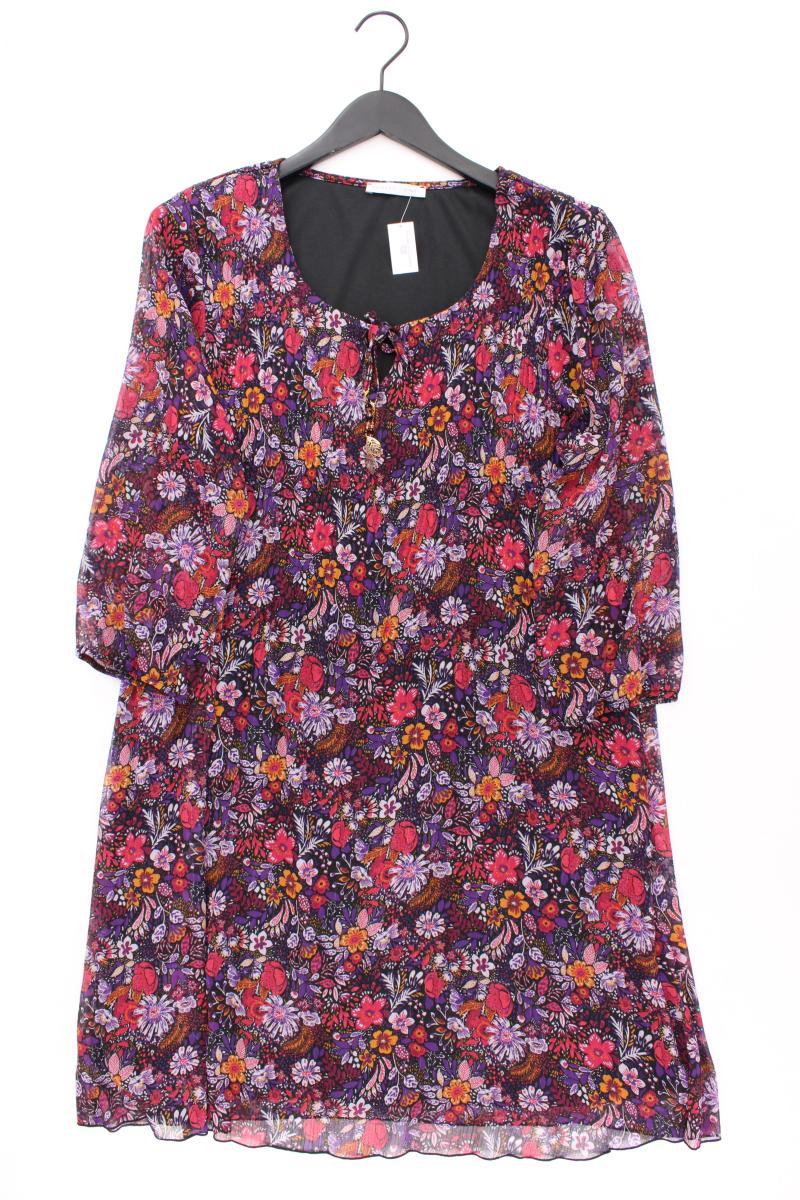 Armand Thierry Midikleid Gr. 44 mit Blumenmuster 3/4 Ärmel mehrfarbig