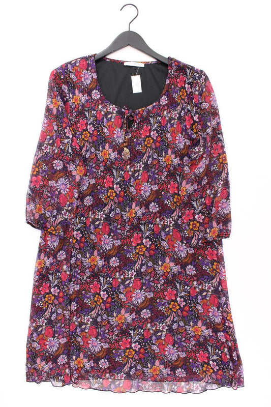 Armand Thierry Midikleid Gr. 44 mit Blumenmuster 3/4 Ärmel mehrfarbig