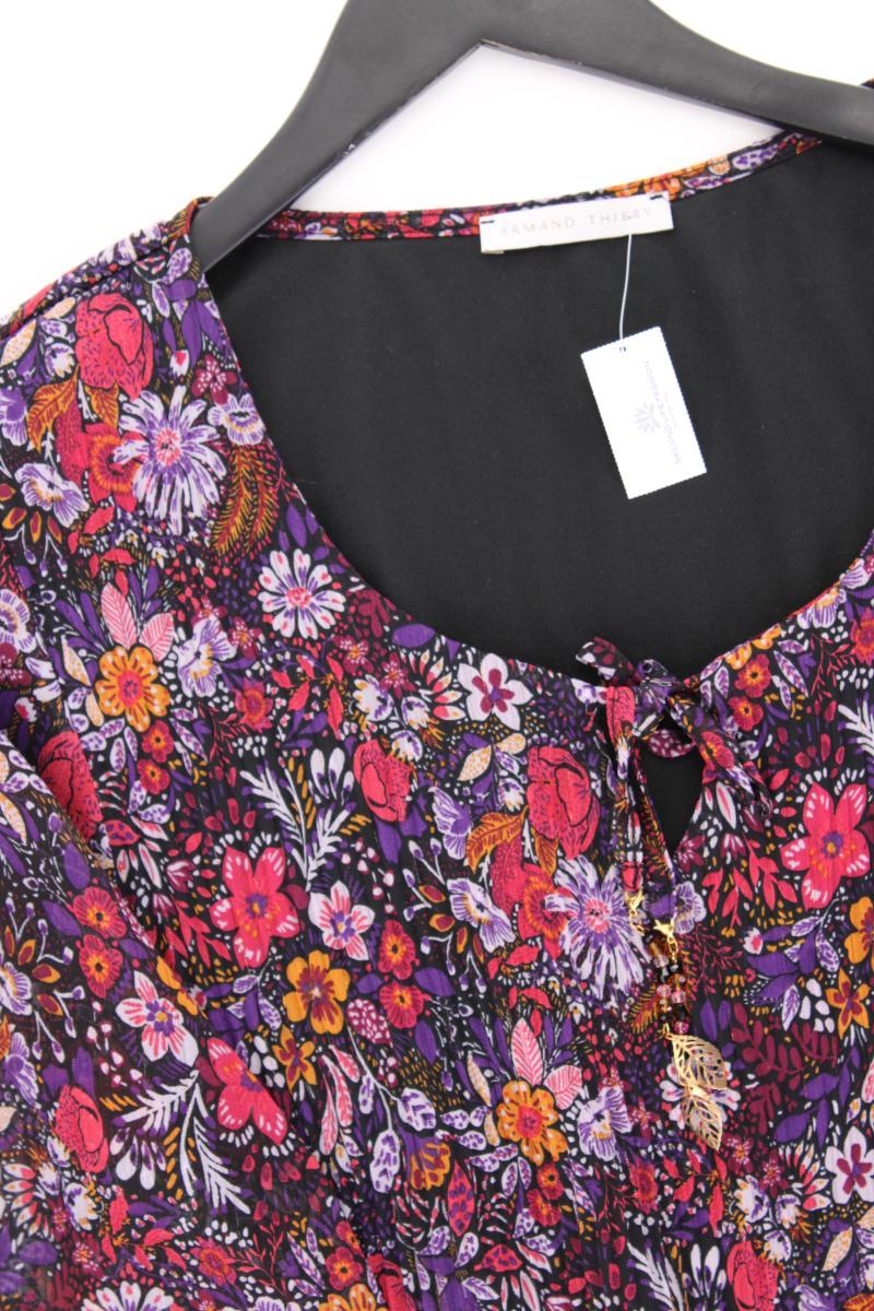 Armand Thierry Midikleid Gr. 44 mit Blumenmuster 3/4 Ärmel mehrfarbig