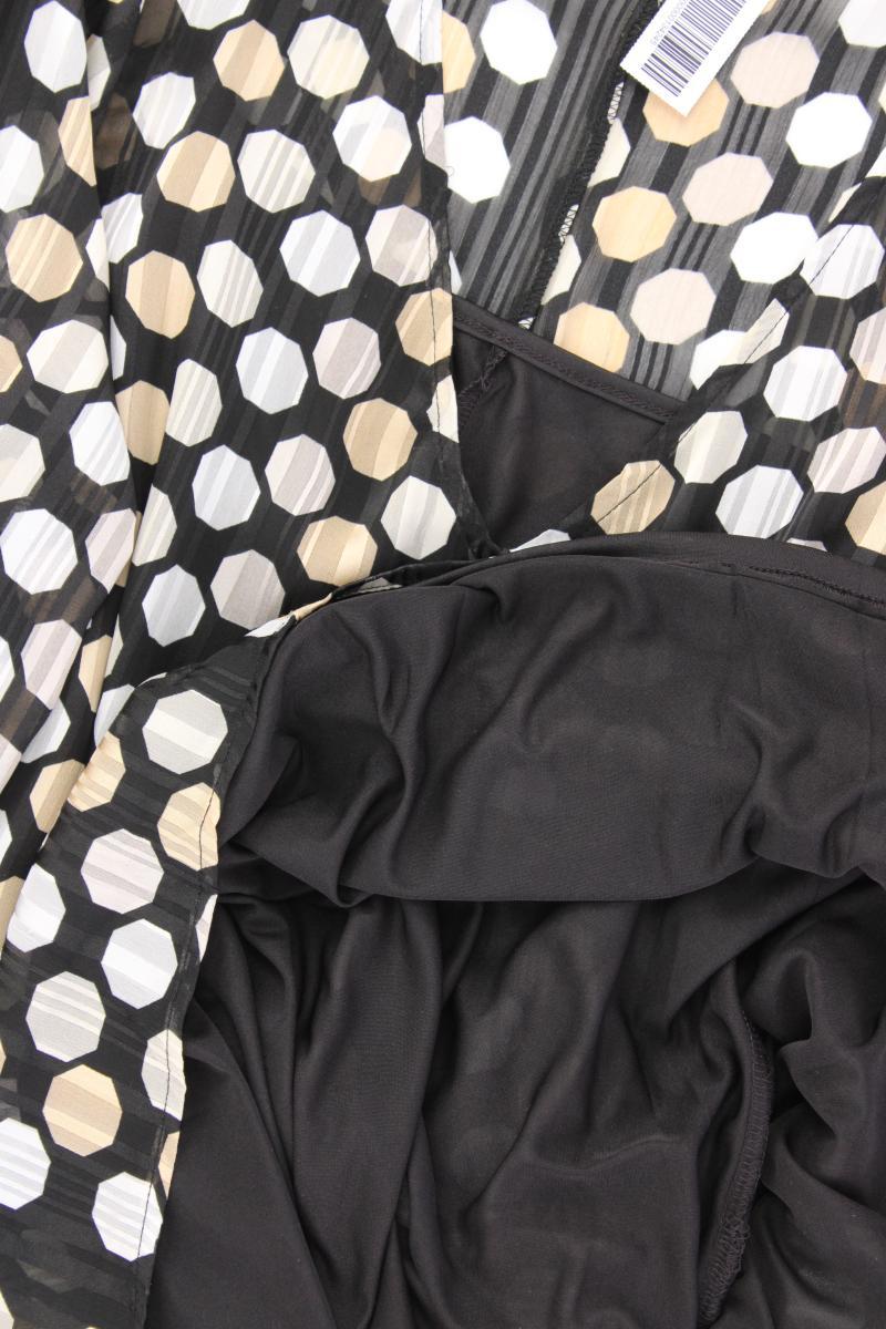 Zizzi Langarmkleid Gr. 48 geometrisches Muster mehrfarbig