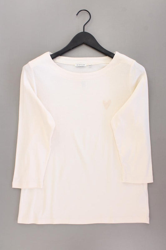 Tom Tailor Slim Shirt Gr. XXL 3/4 Ärmel creme aus Baumwolle