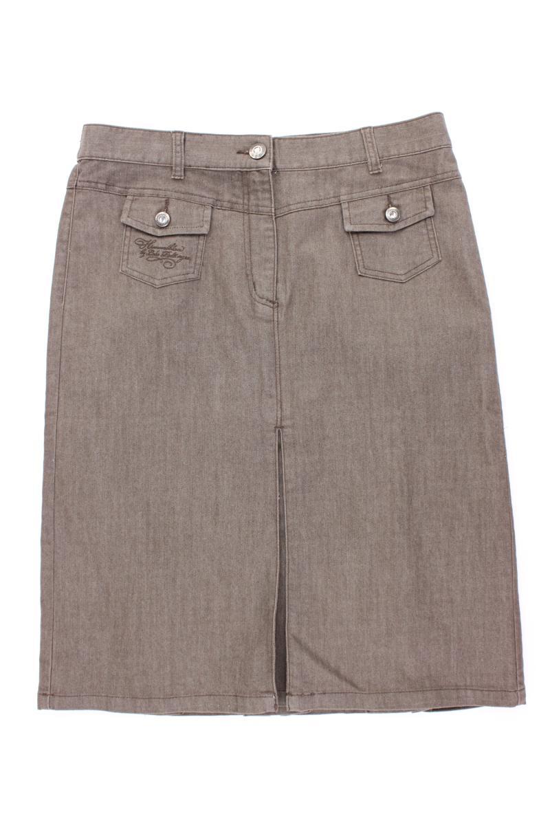 Himmelblau Midirock Gr. 42 braun aus Baumwolle