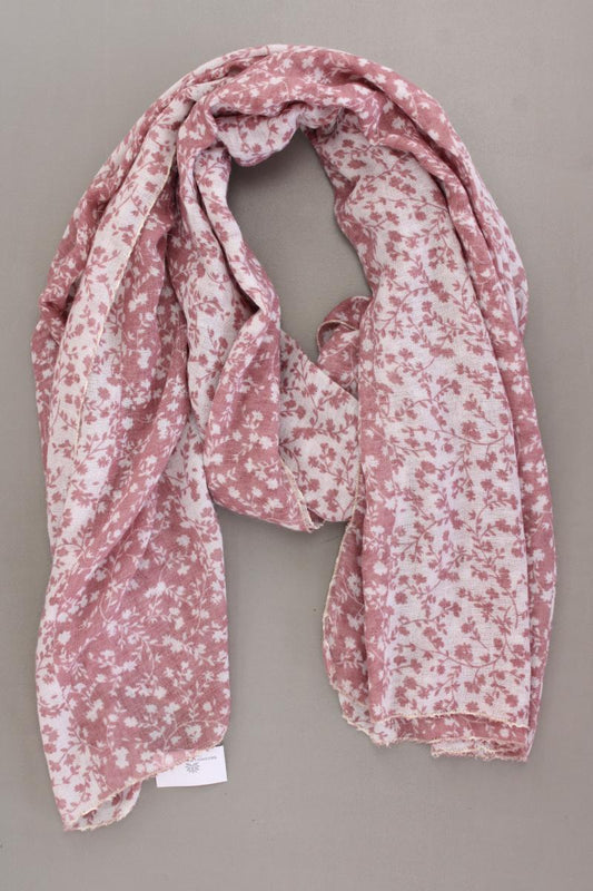 Tuch mit Blumenmuster rosa aus Polyester