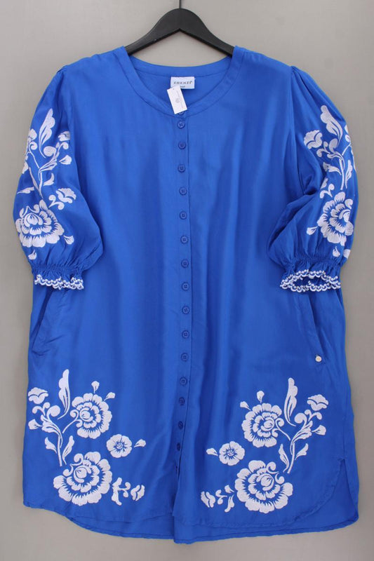 Zhenzi Midikleid Gr. 42/44 3/4 Ärmel blau