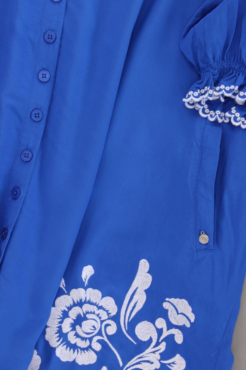 Zhenzi Midikleid Gr. 42/44 3/4 Ärmel blau