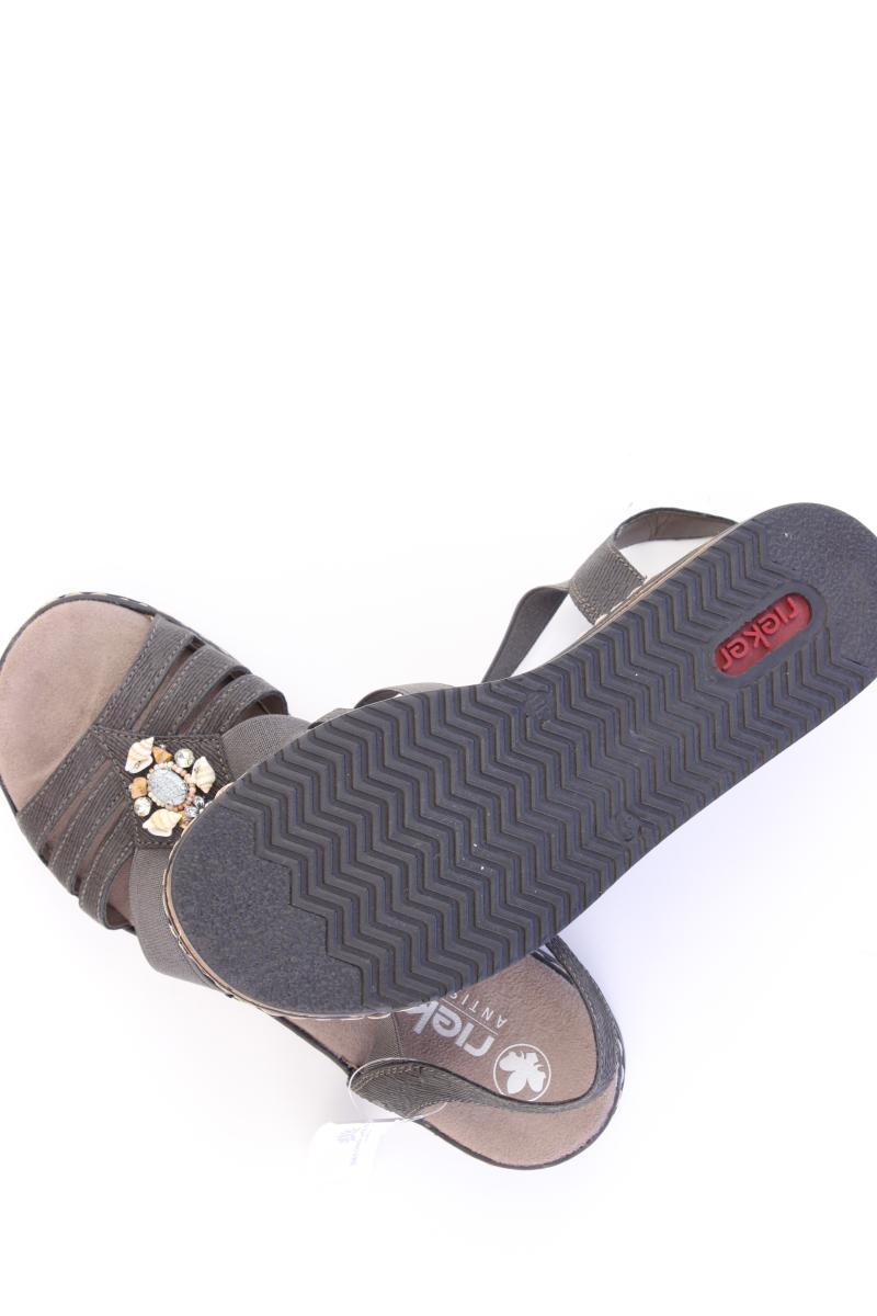 Rieker Sandalen Gr. 38 neuwertig grau