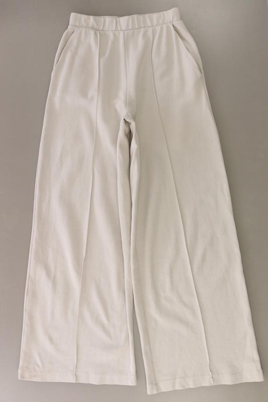 Zara Stretchhose Gr. S creme aus Baumwolle