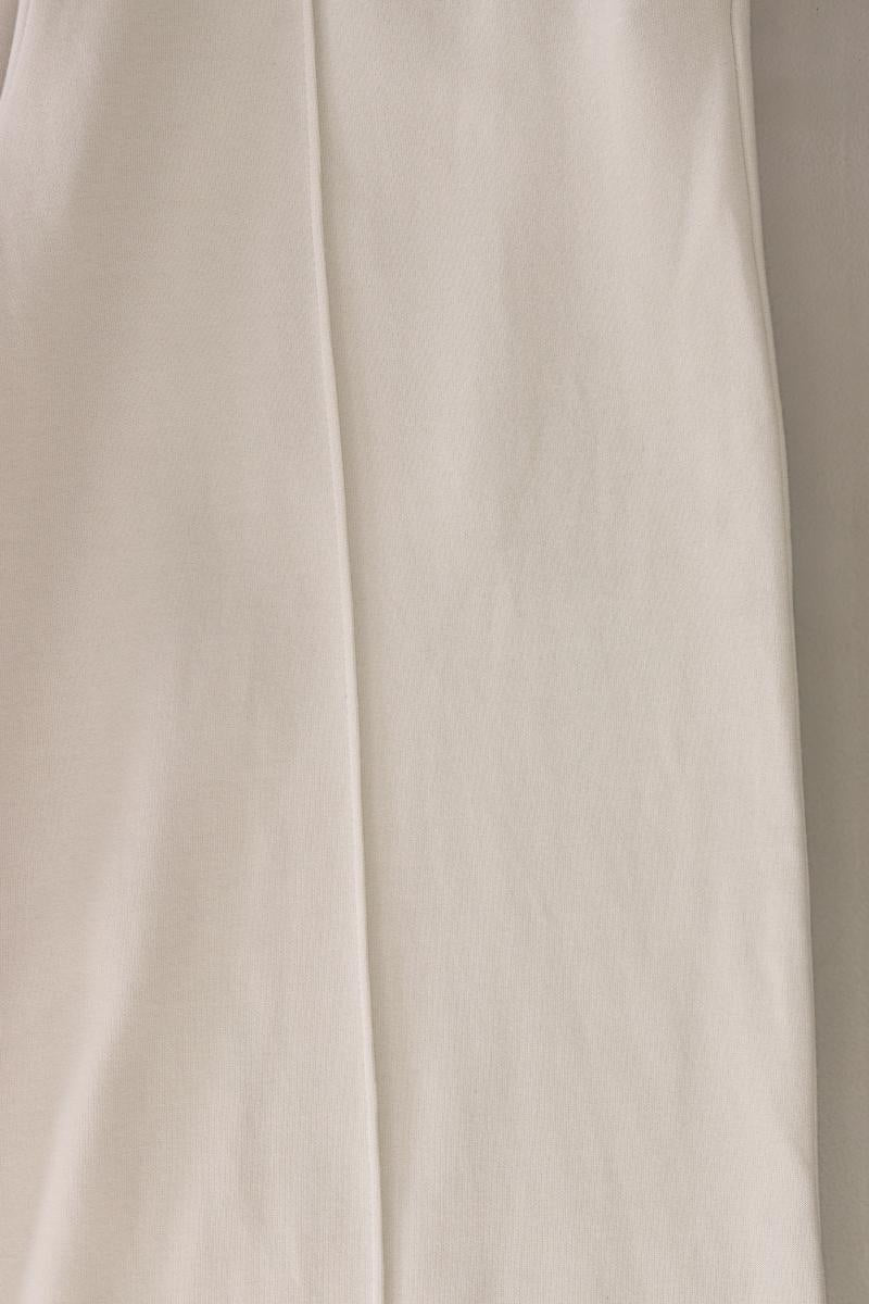 Zara Stretchhose Gr. S creme aus Baumwolle