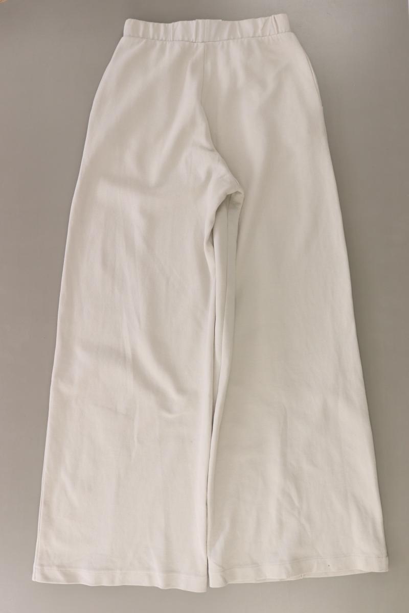 Zara Stretchhose Gr. S creme aus Baumwolle