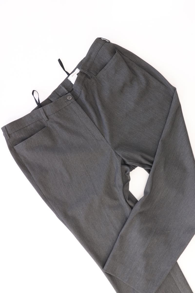 Mona Anzughose Gr. Kurzgröße 24 grau aus Polyester