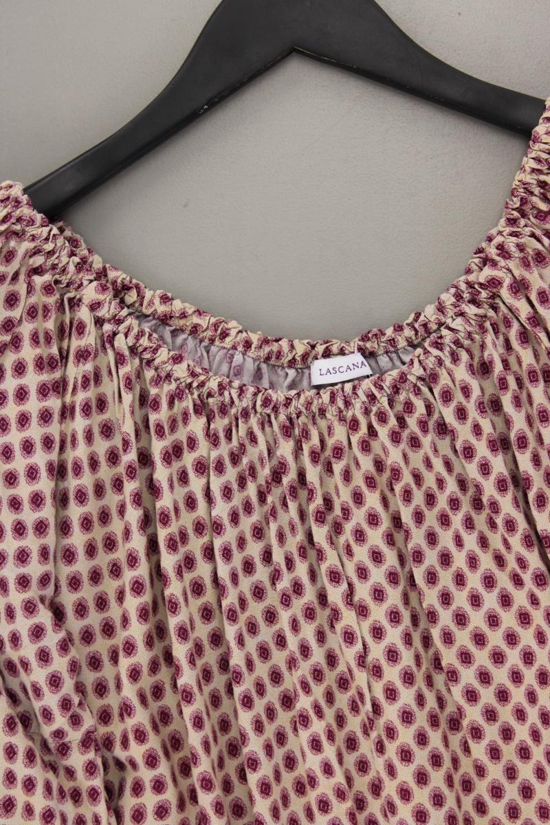 Lascana Classic Bluse Gr. 46 geometrisches Muster 3/4 Ärmel mehrfarbig