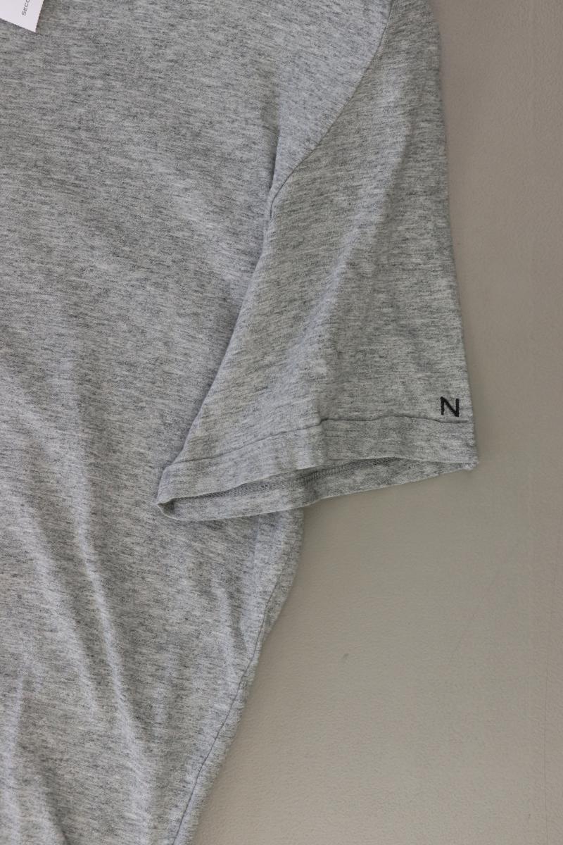 Nowadays T-Shirt für Herren Gr. L Kurzarm grau aus Baumwolle