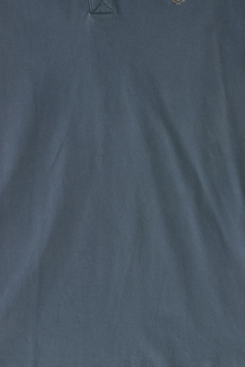 Selected Homme Poloshirt für Herren Gr. L Kurzarm blau aus Baumwolle