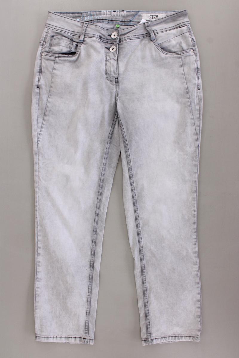 Cecil Regular Jeans Gr. W30 grau