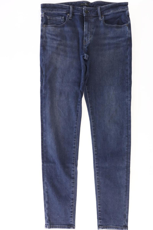 Uniqlo Straight Jeans für Herren Gr. W33/L34 blau aus Baumwolle