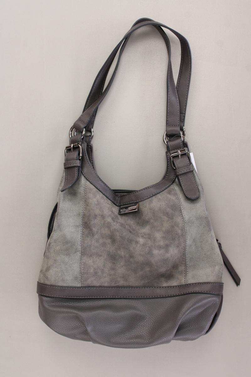 Tom Tailor Schultertasche grau aus Kunstleder