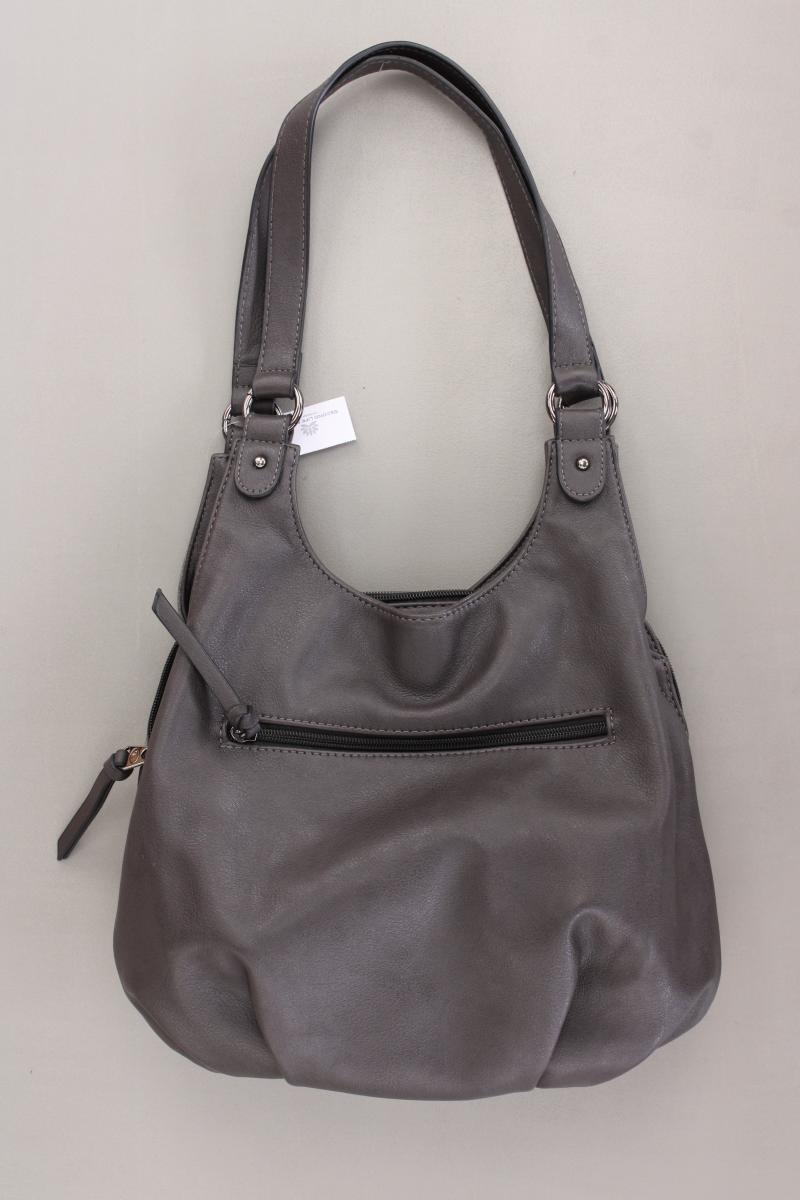 Tom Tailor Schultertasche grau aus Kunstleder