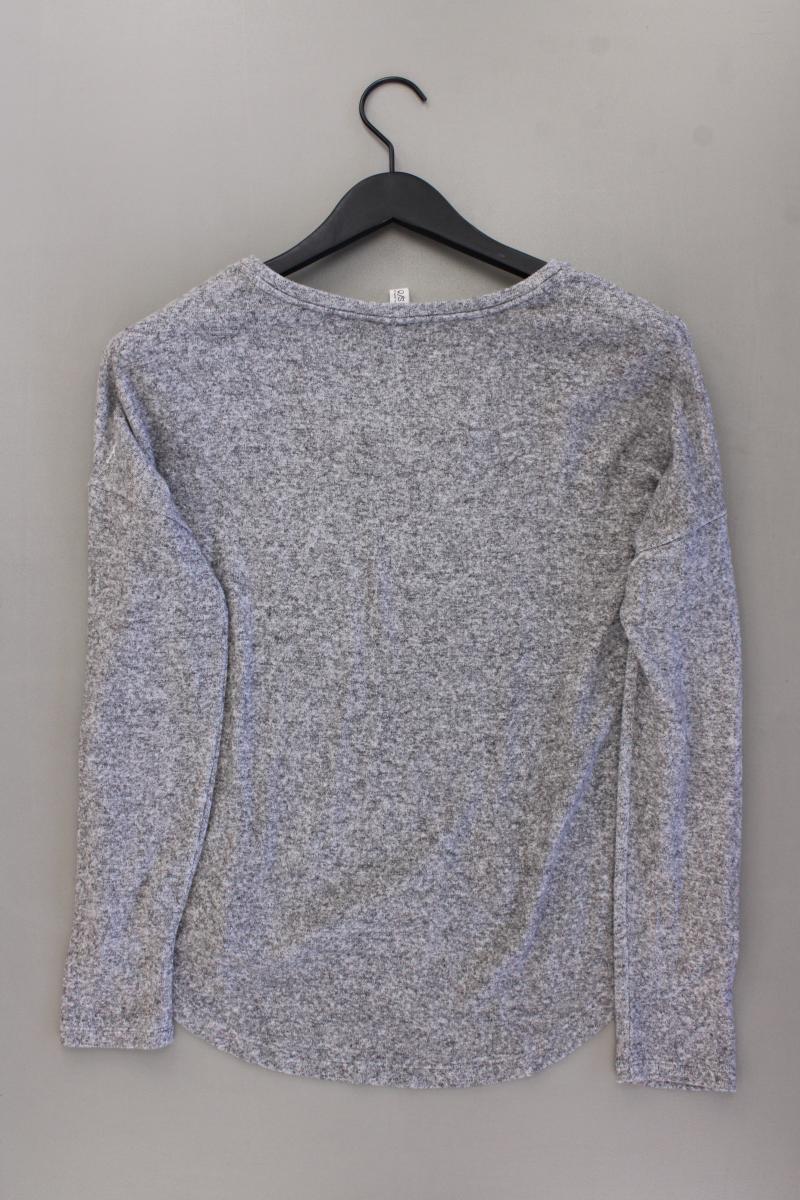 QS by s.Oliver Feinstrickpullover Gr. S grau aus Viskose