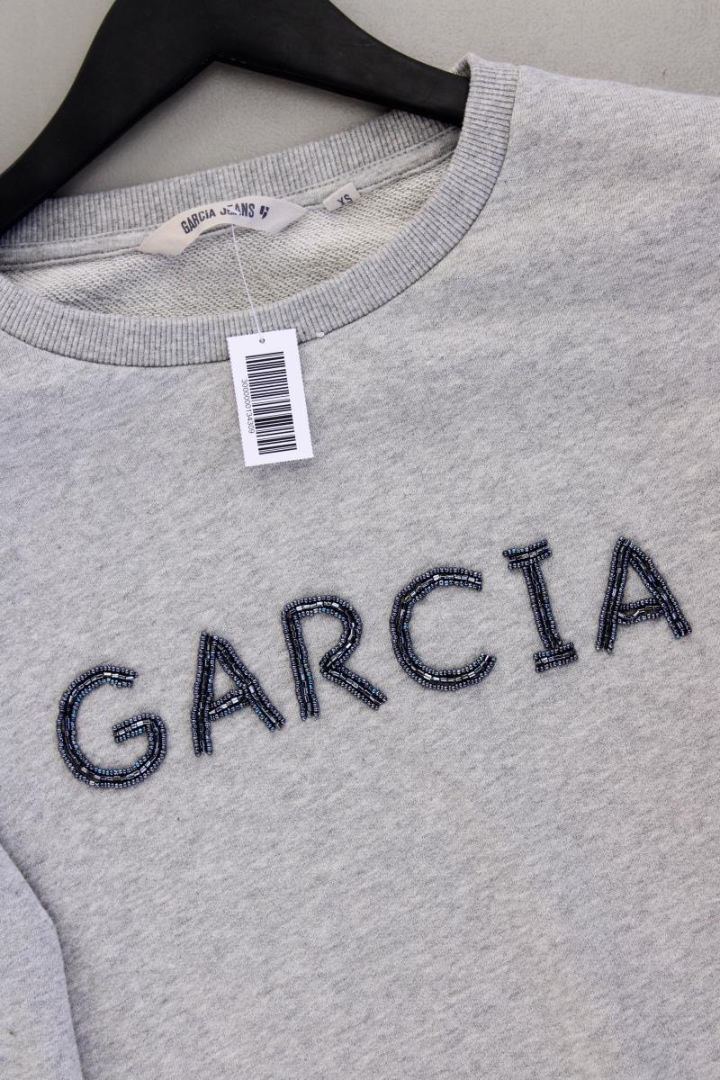 Garcia Jeans Langarmkleid Gr. XS grau aus Baumwolle