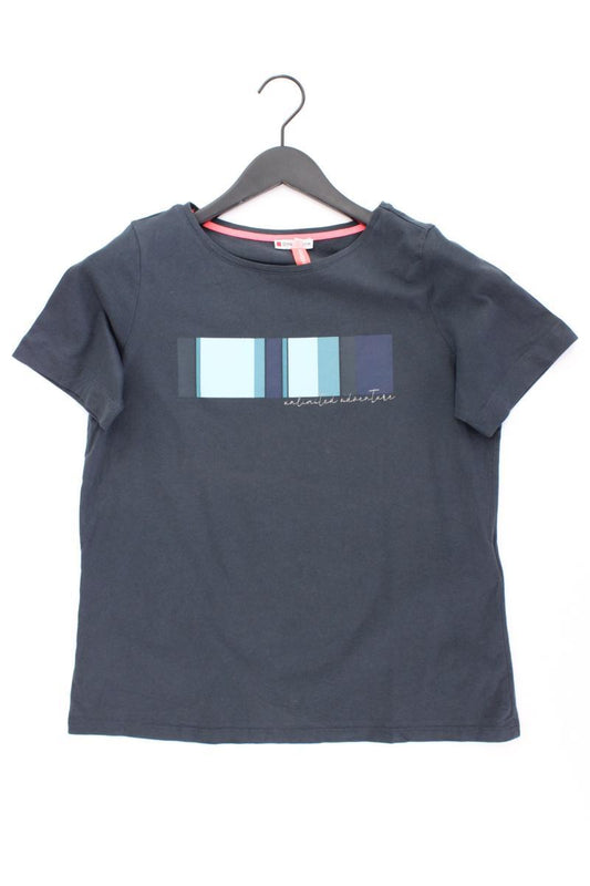 Street One Printshirt Gr. 40 Kurzarm grün aus Baumwolle
