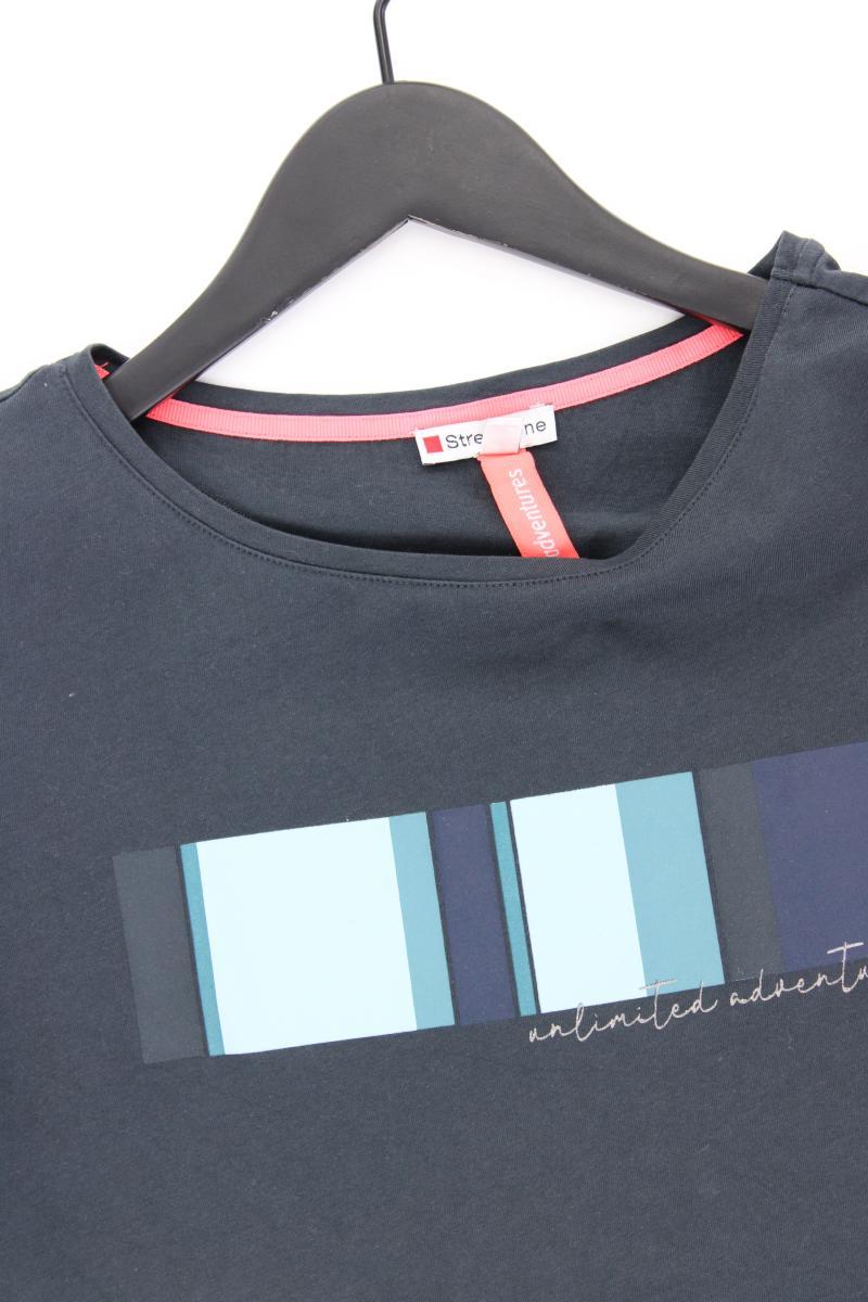 Street One Printshirt Gr. 40 Kurzarm grün aus Baumwolle