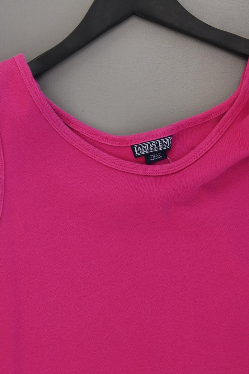 Lands' End Trägertop Gr. M pink aus Baumwolle