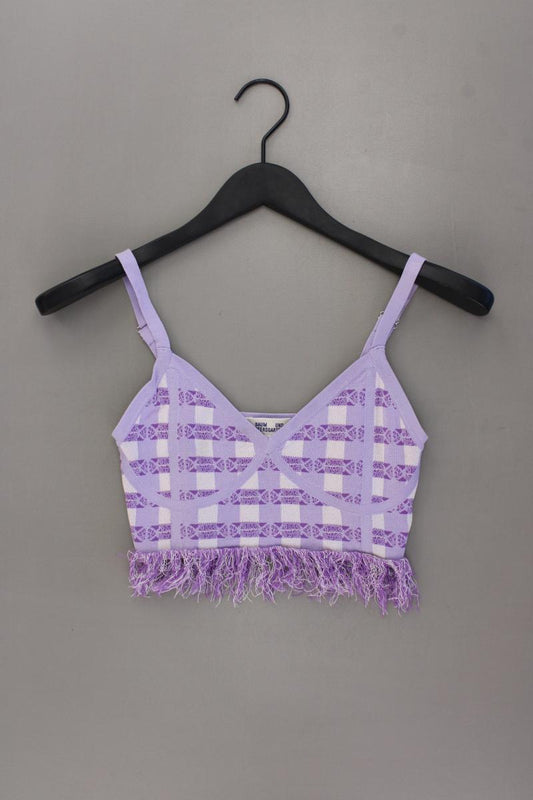 Baum und Pferdegarten Crop Top Gr. XS lila aus Viskose