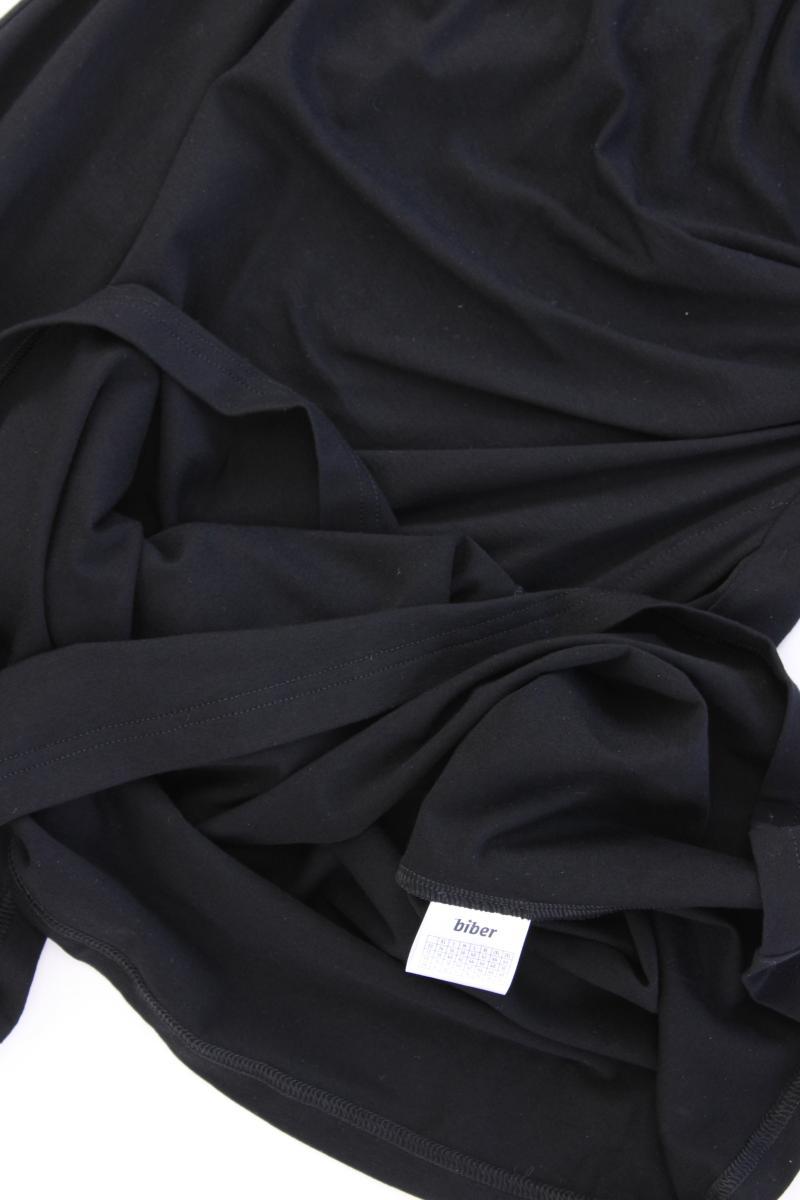 Biber Stretchkleid Gr. S 3/4 Ärmel schwarz aus Viskose