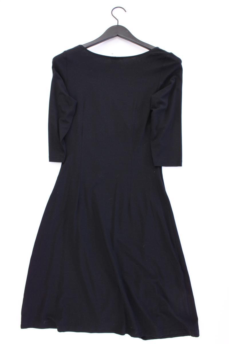 Biber Stretchkleid Gr. S 3/4 Ärmel schwarz aus Viskose