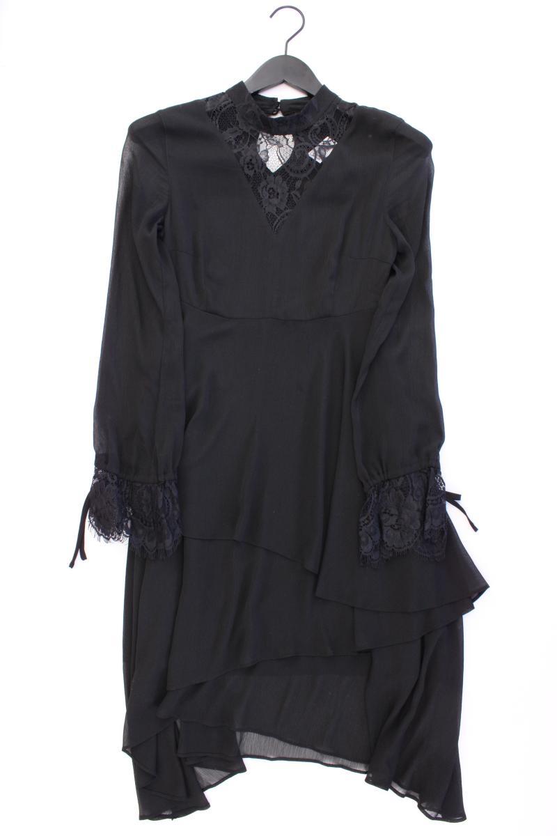 Tigha Langarmkleid Gr. XS neuwertig schwarz aus Polyester