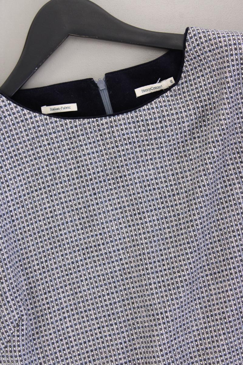 HenryCotton's Bleistiftkleid Gr. 46 Kurzarm blau aus Polyester