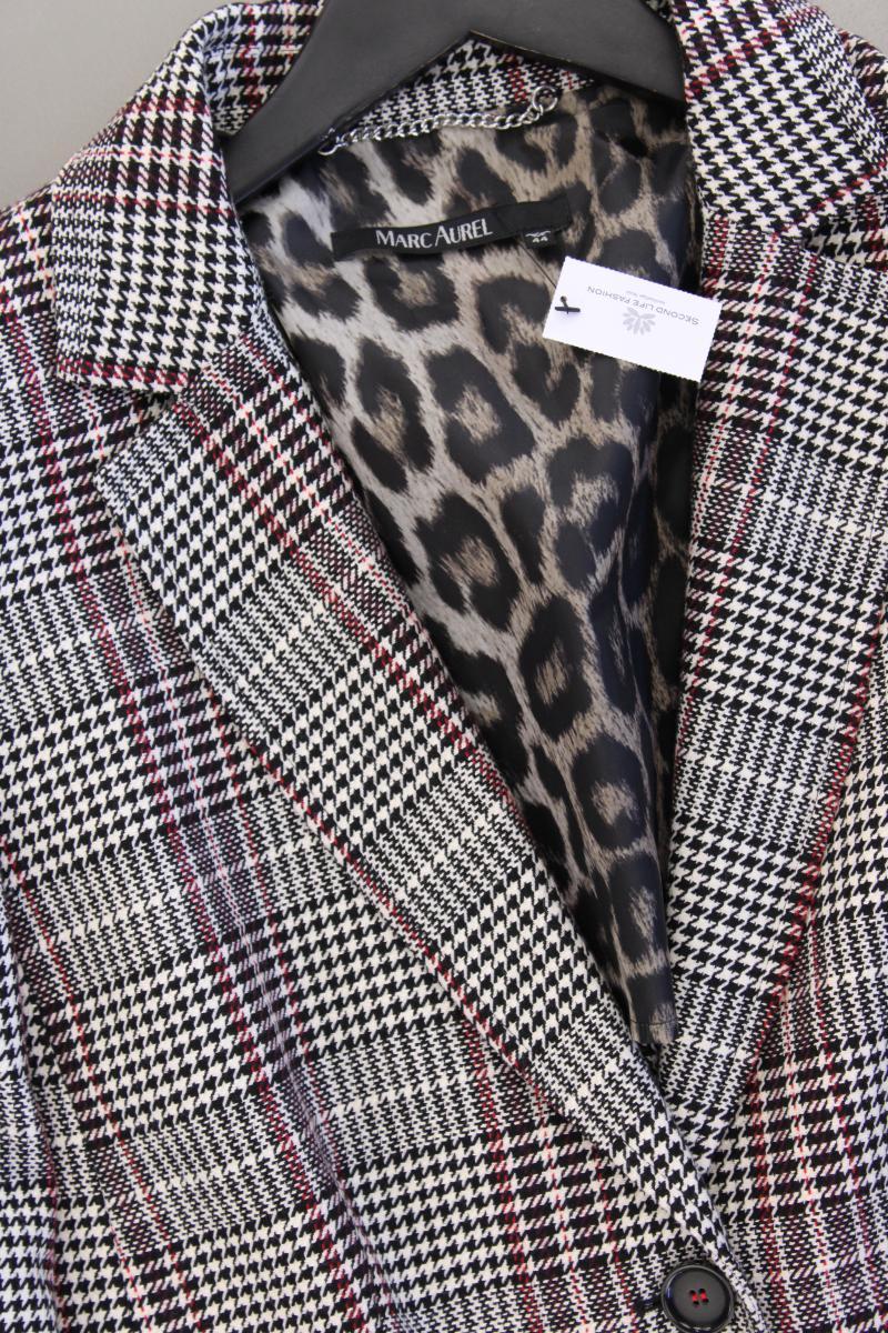 Marc Aurel Longblazer Gr. 44 hahnentritt neuwertig grau aus Polyester