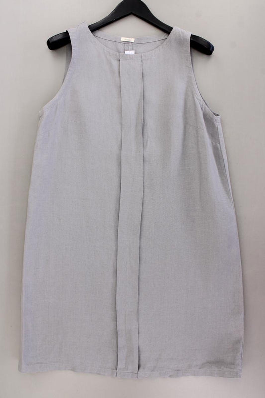 enna Midikleid Gr. 44 neuwertig Ärmellos grau aus Leinen
