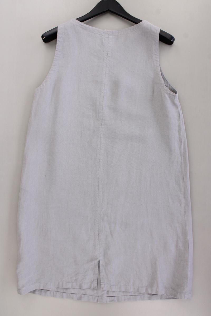 enna Midikleid Gr. 44 neuwertig Ärmellos grau aus Leinen