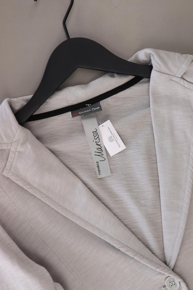 Street One Jerseyblazer Gr. 40 grau aus Baumwolle