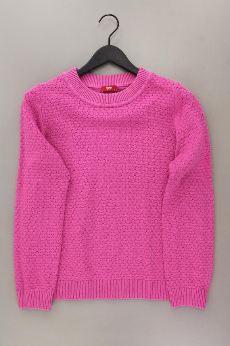 Esprit Feinstrickpullover Gr. XL pink aus Baumwolle